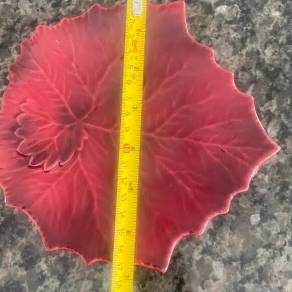 Williams Sonoma Set of 4 Leaf Plates Made in Italy - Picture 11 of 13